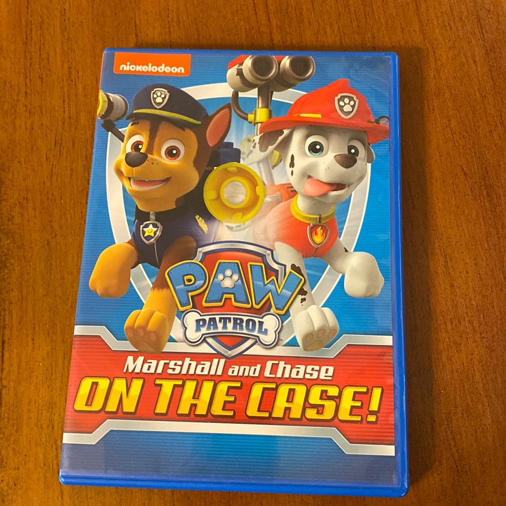 Gently used DVD, 🐾 Paw Patrol Marshall and Chase on the case! 🐾